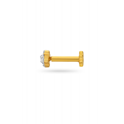 Heart of Elegance Diamond Nose Pin