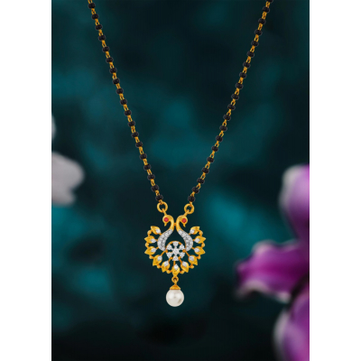 Peacock's Promise Diamond Mangalsutra