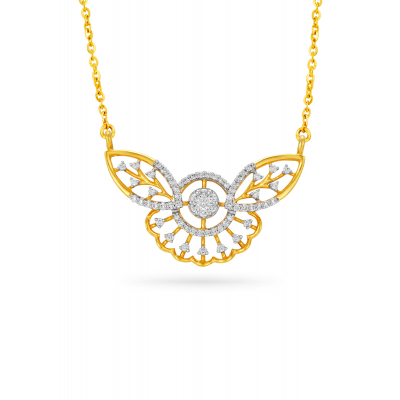 Leaf Harmony Diamond Mangalsutra