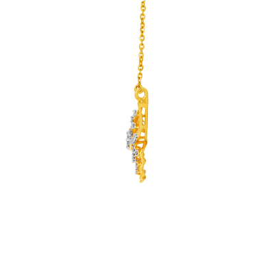Leaf Harmony Diamond Mangalsutra