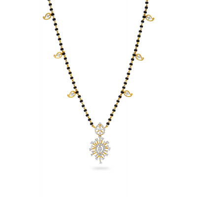 Sunflower Radiance Diamond Mangalsutra
