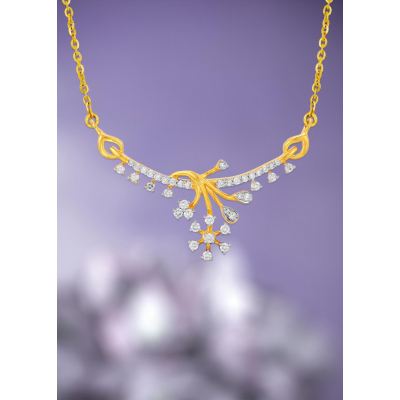 Nature's Grace Diamond Traditional Pendant