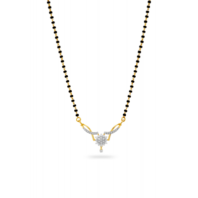 Lily Elegance Diamond Mangalsutra