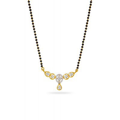 Dahlia Dreams Diamond Mangalsutra