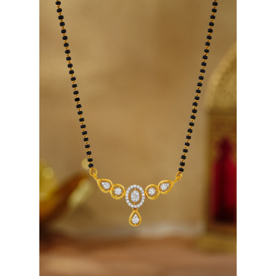 Dahlia Dreams Diamond Mangalsutra