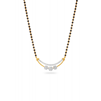 Modern Unity Diamond Mangalsutra