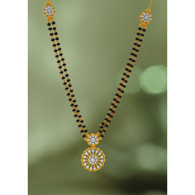 Summertime Sunflower Diamond Mangalsutra