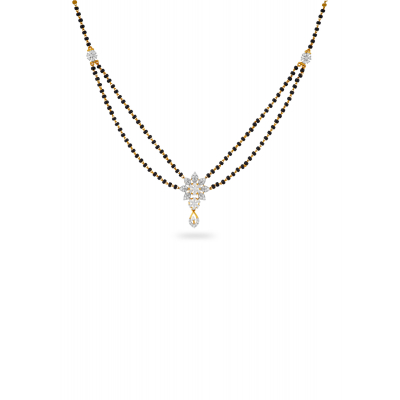 Flowing River Diamond Mangalsutra