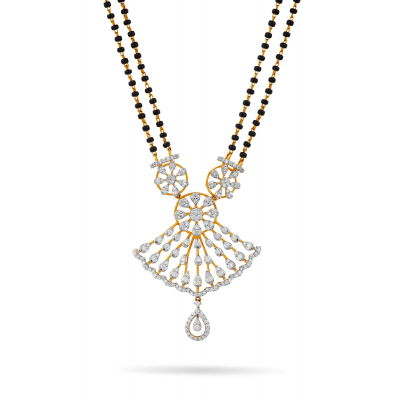 Rhythm of Bharatanatyam Diamond Mangalsutra