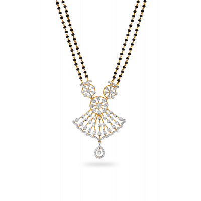 Rhythm of Bharatanatyam Diamond Mangalsutra