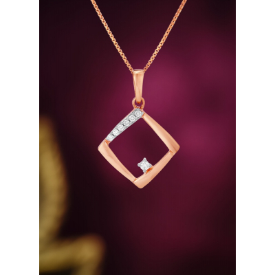 Architectural Arches Diamond Pendant