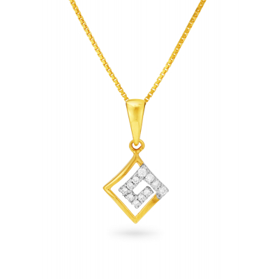 Geometric Dreams Diamond Pendant