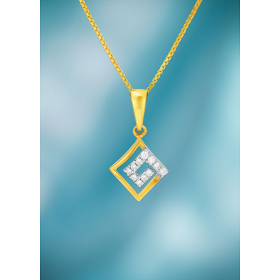Geometric Dreams Diamond Pendant