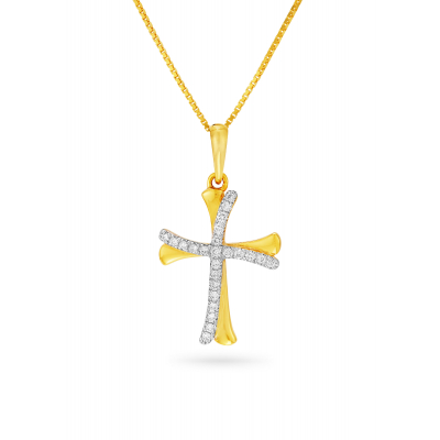 Timeless Cross Diamond Traditional Pendant