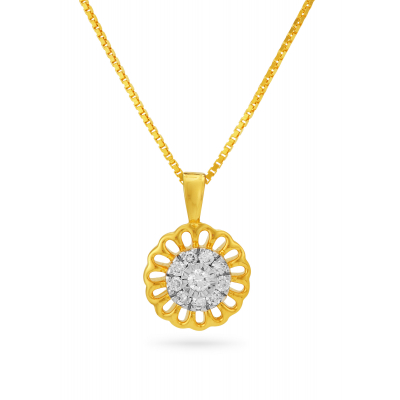 Flourish in Style Diamond Pendant