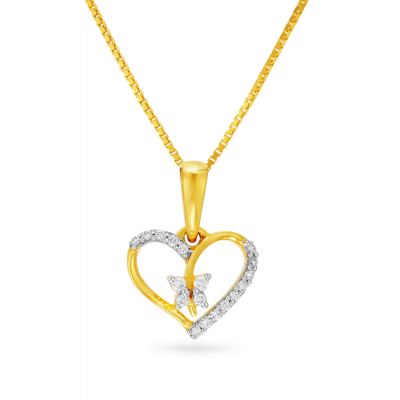 Eternal Heart Diamond Traditional Pendant