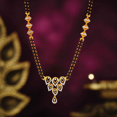 Bud of Beginnings Diamond Mangalsutra