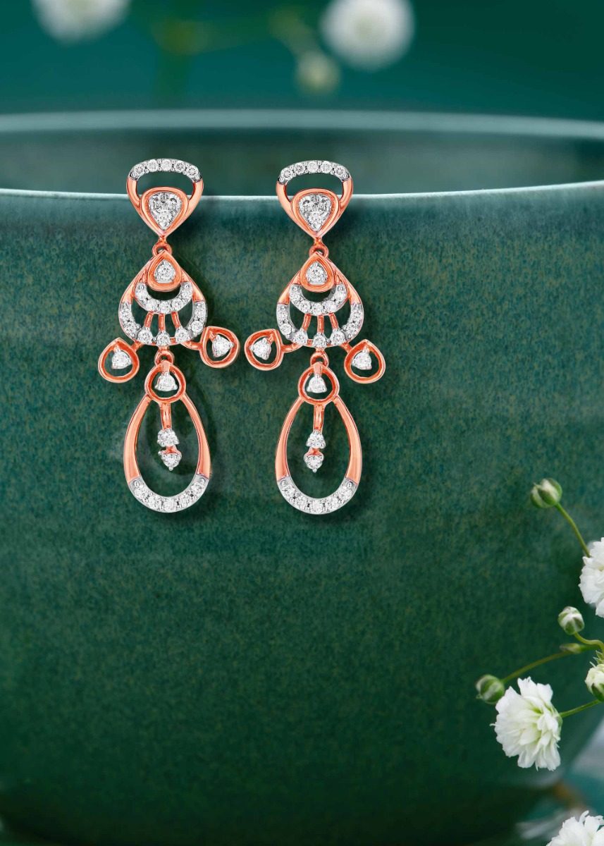 Water Drop Diamond Hanging Earring