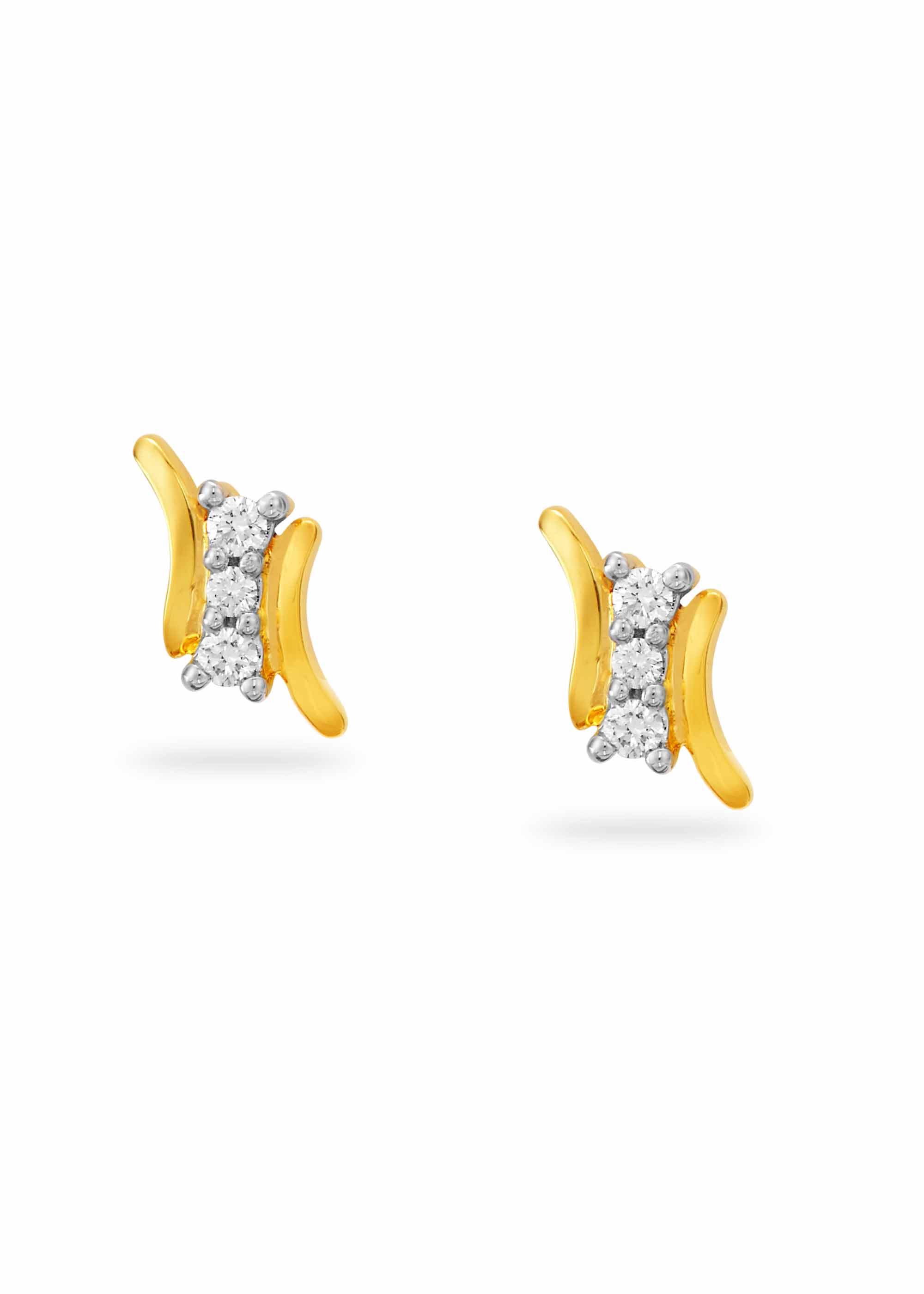 Flowing River Diamond Earrings