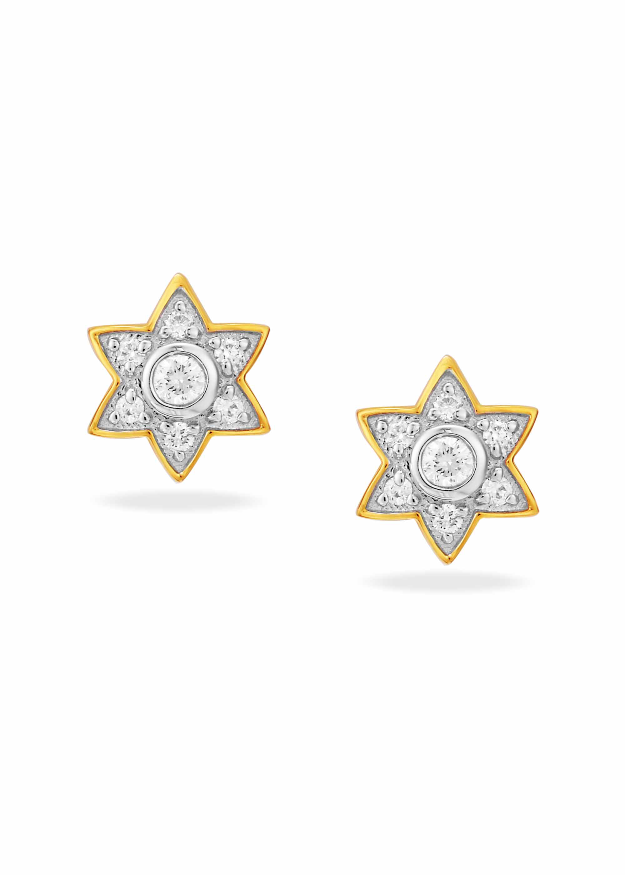 Radiant Bloom Diamond Stud Earring