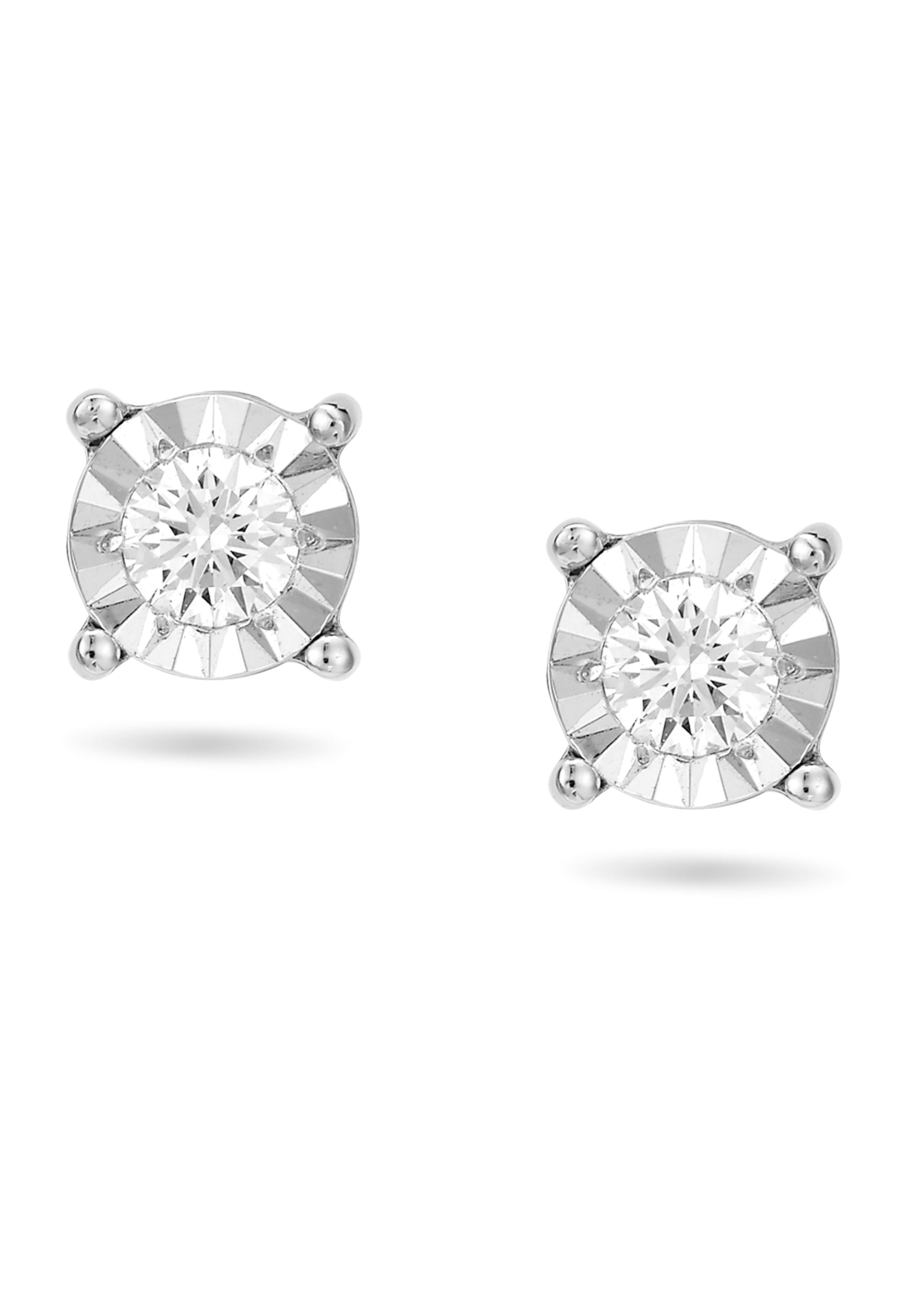 Jali Arch Diamond Stud Earring