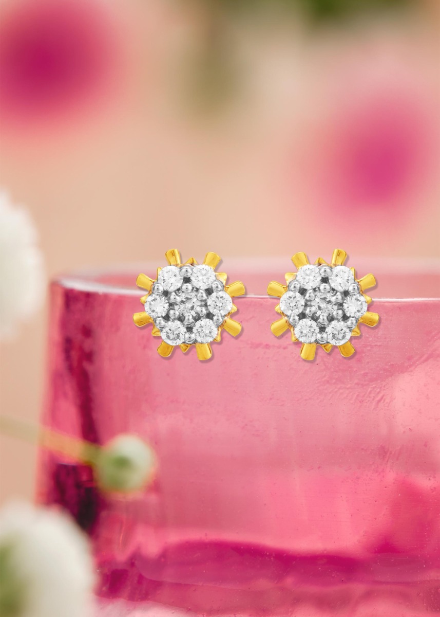 Petal Perfection Diamond Stud Earring