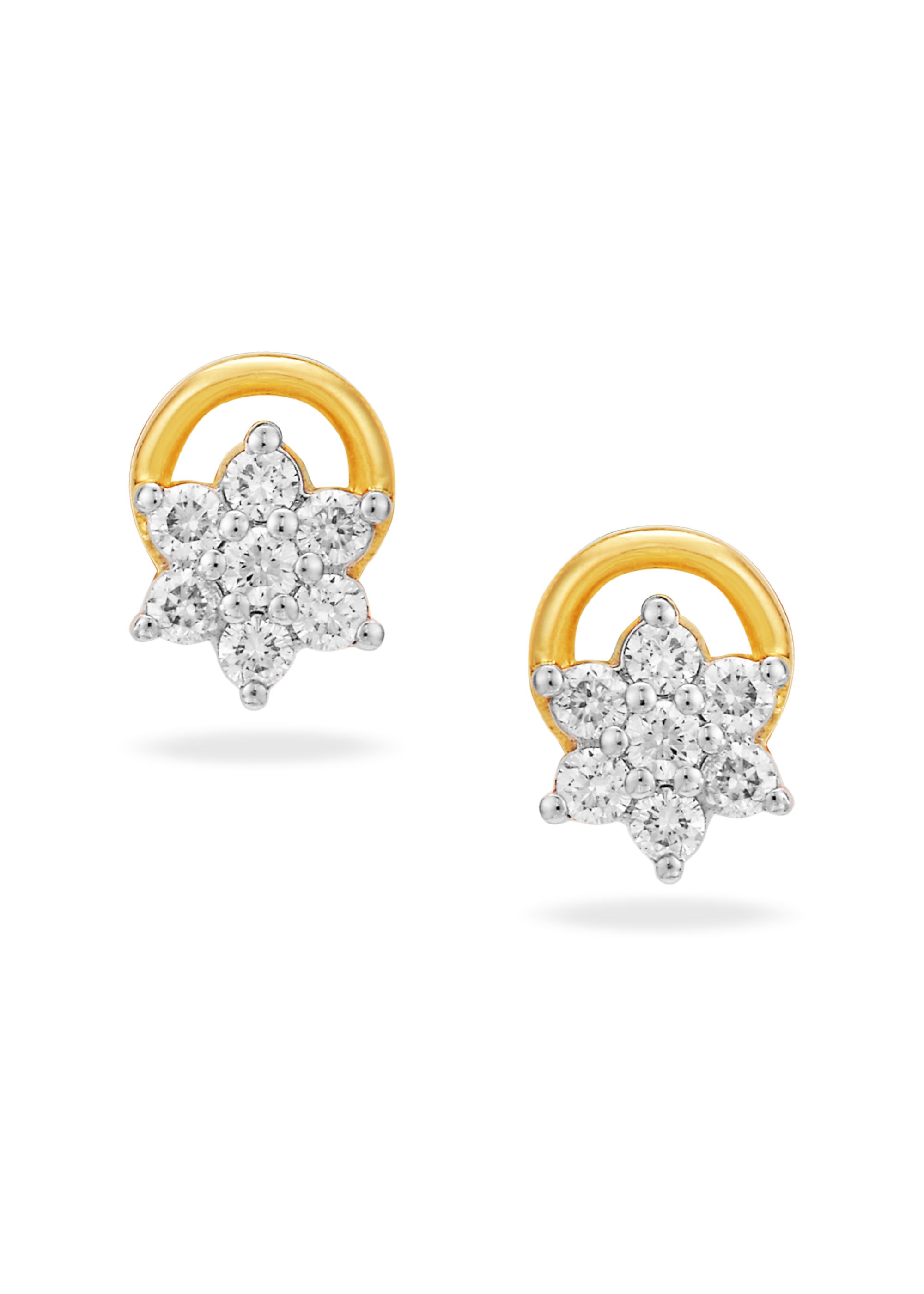 Blooming Elegance Diamond Stud Earring