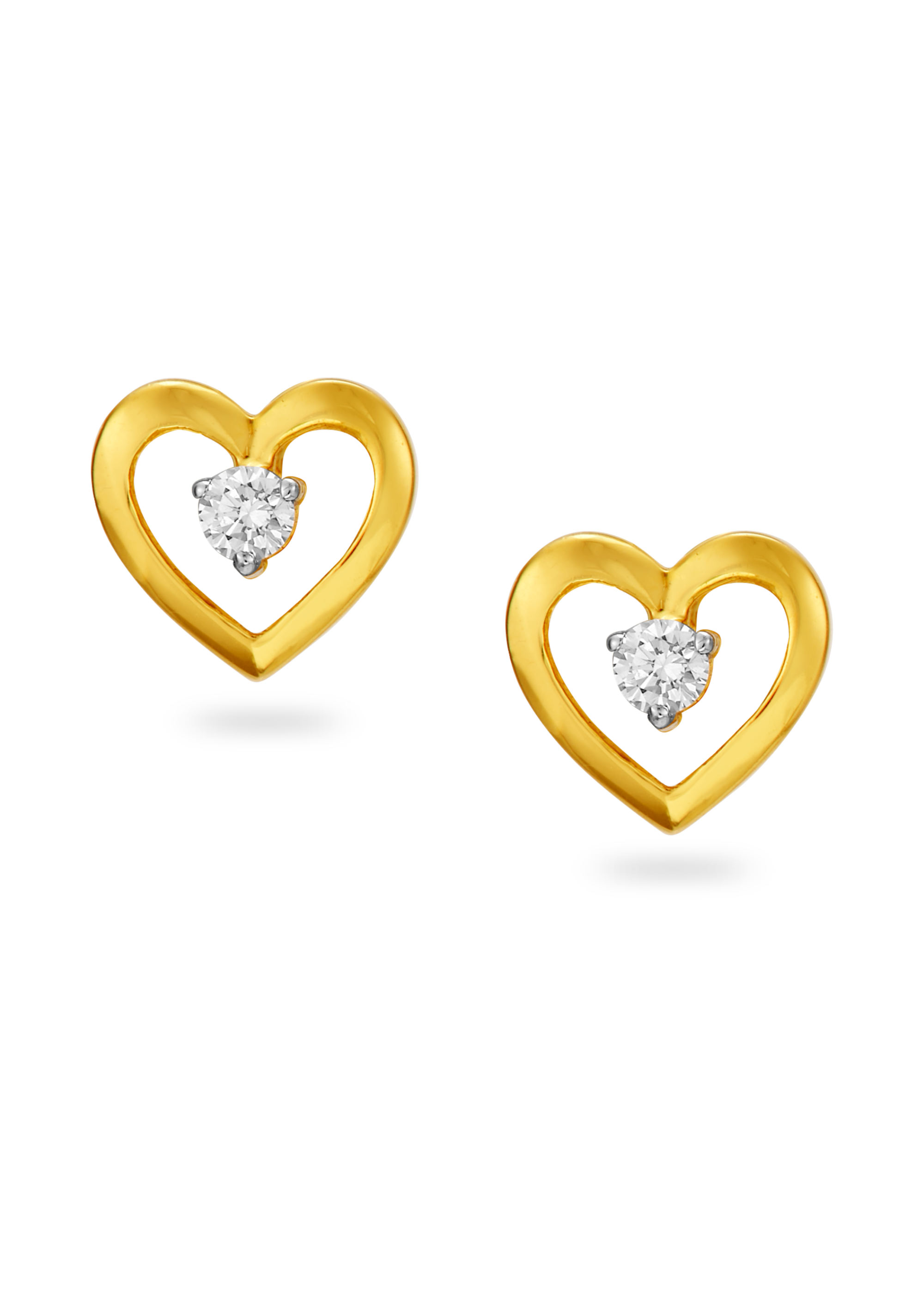 Hearts of Nature Diamond Stud Earring