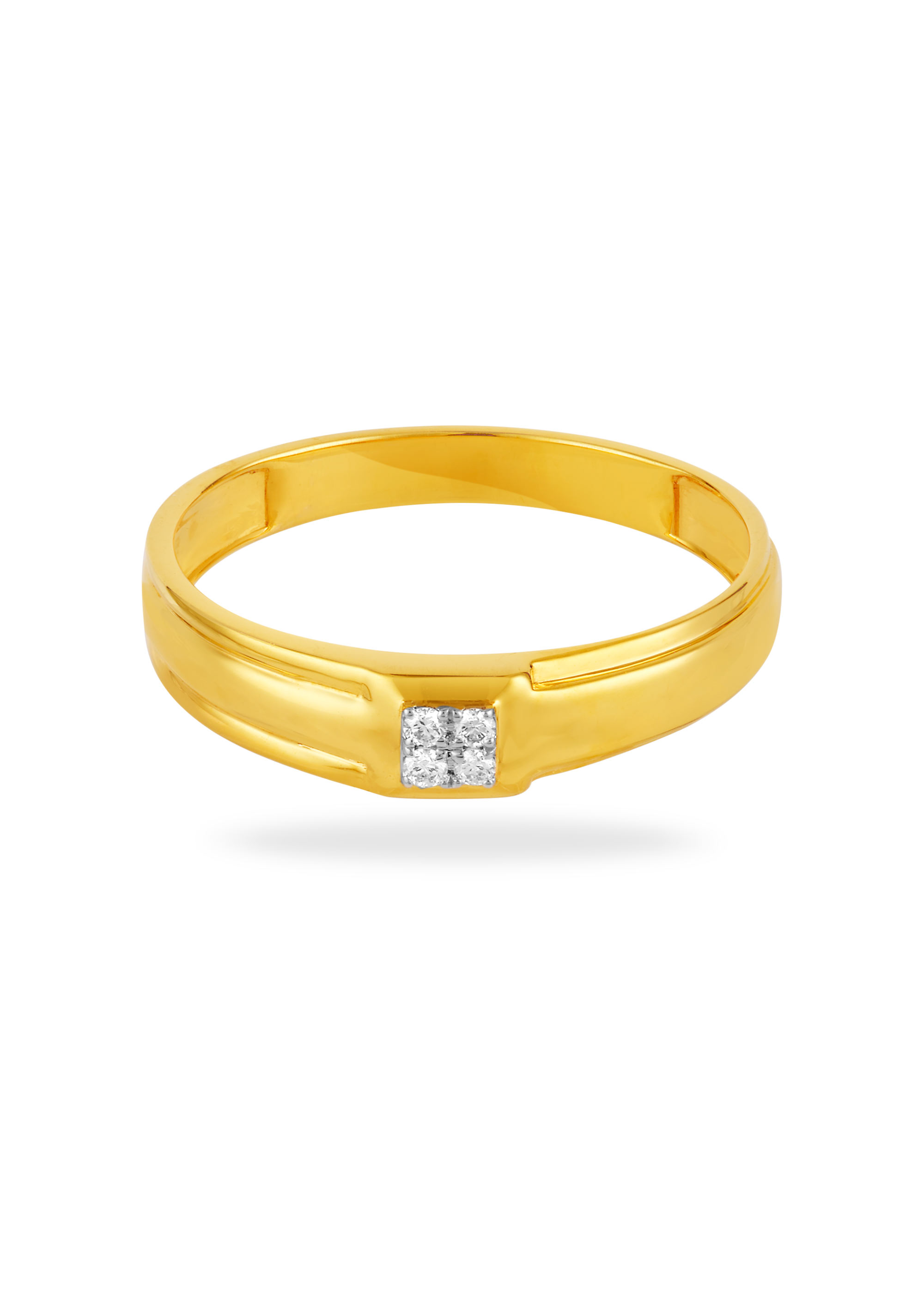 Classy Geometric Diamond Finger Ring