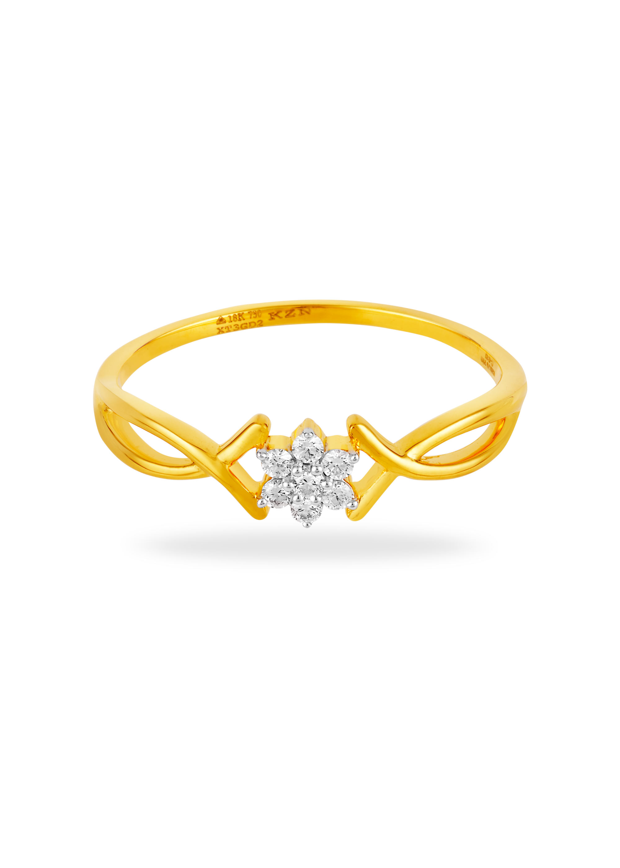 Garden Blossom Diamond Finger Ring
