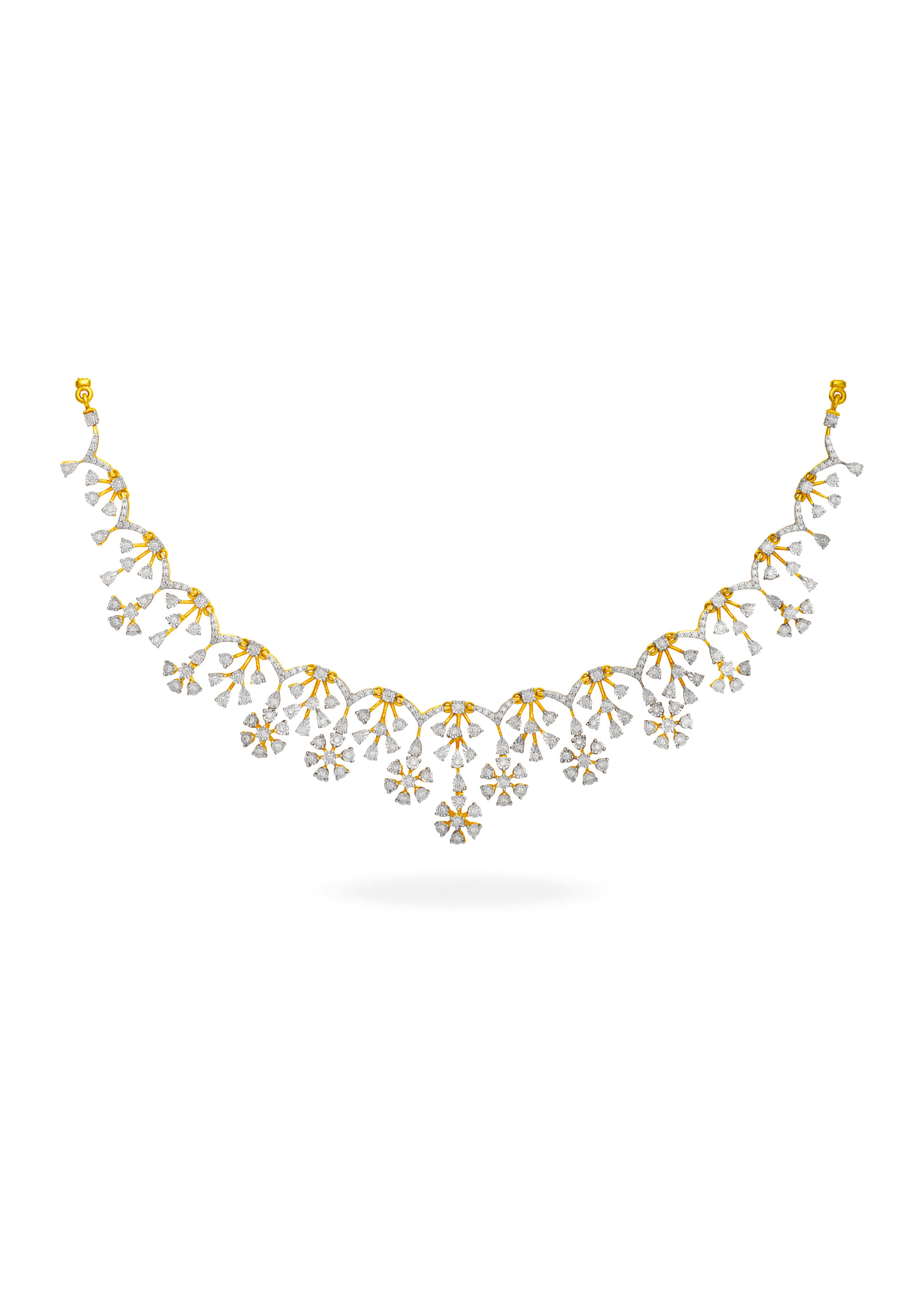 Nakshatra Cluster Diamond Necklace