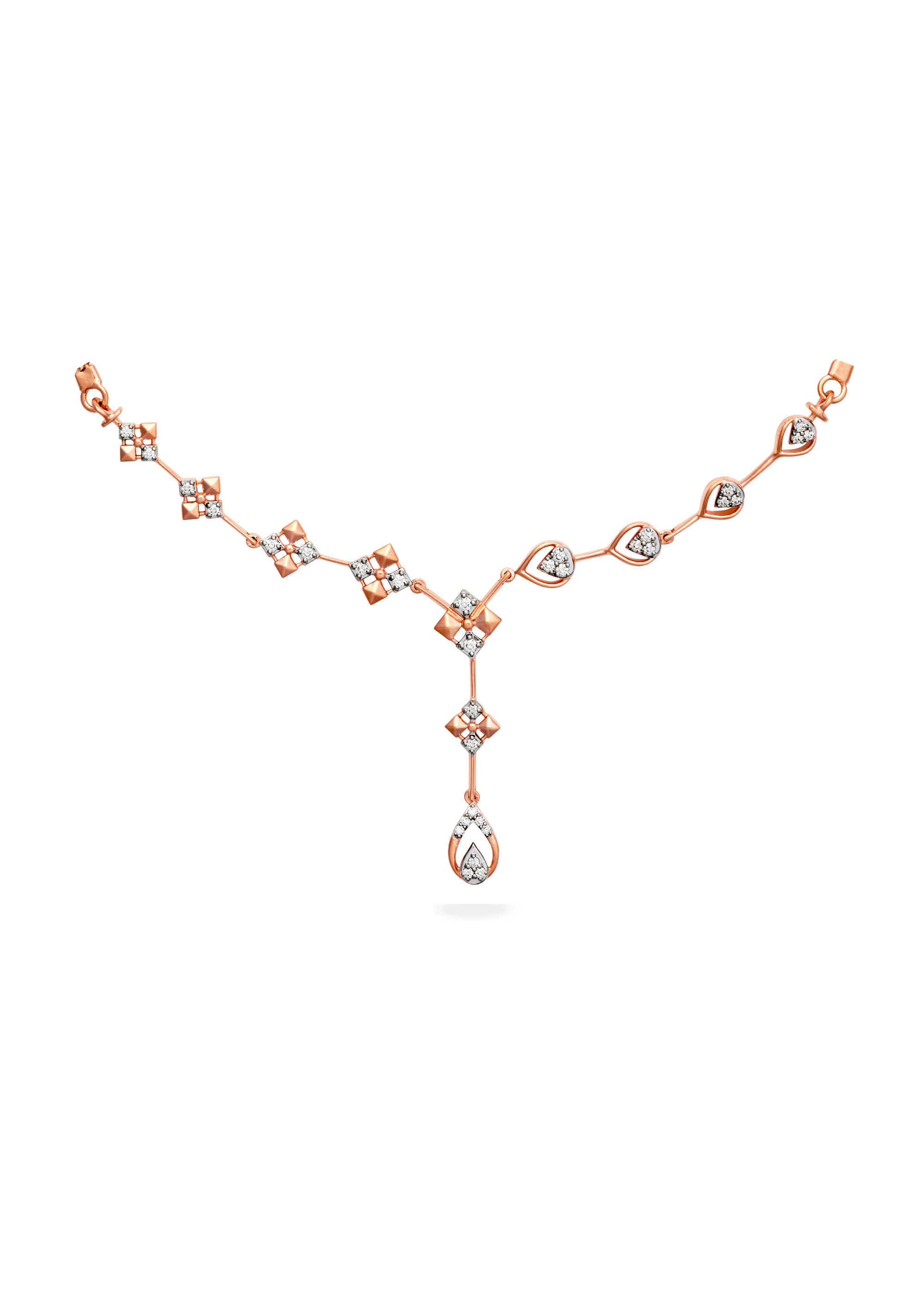 River's Flow Diamond Necklace