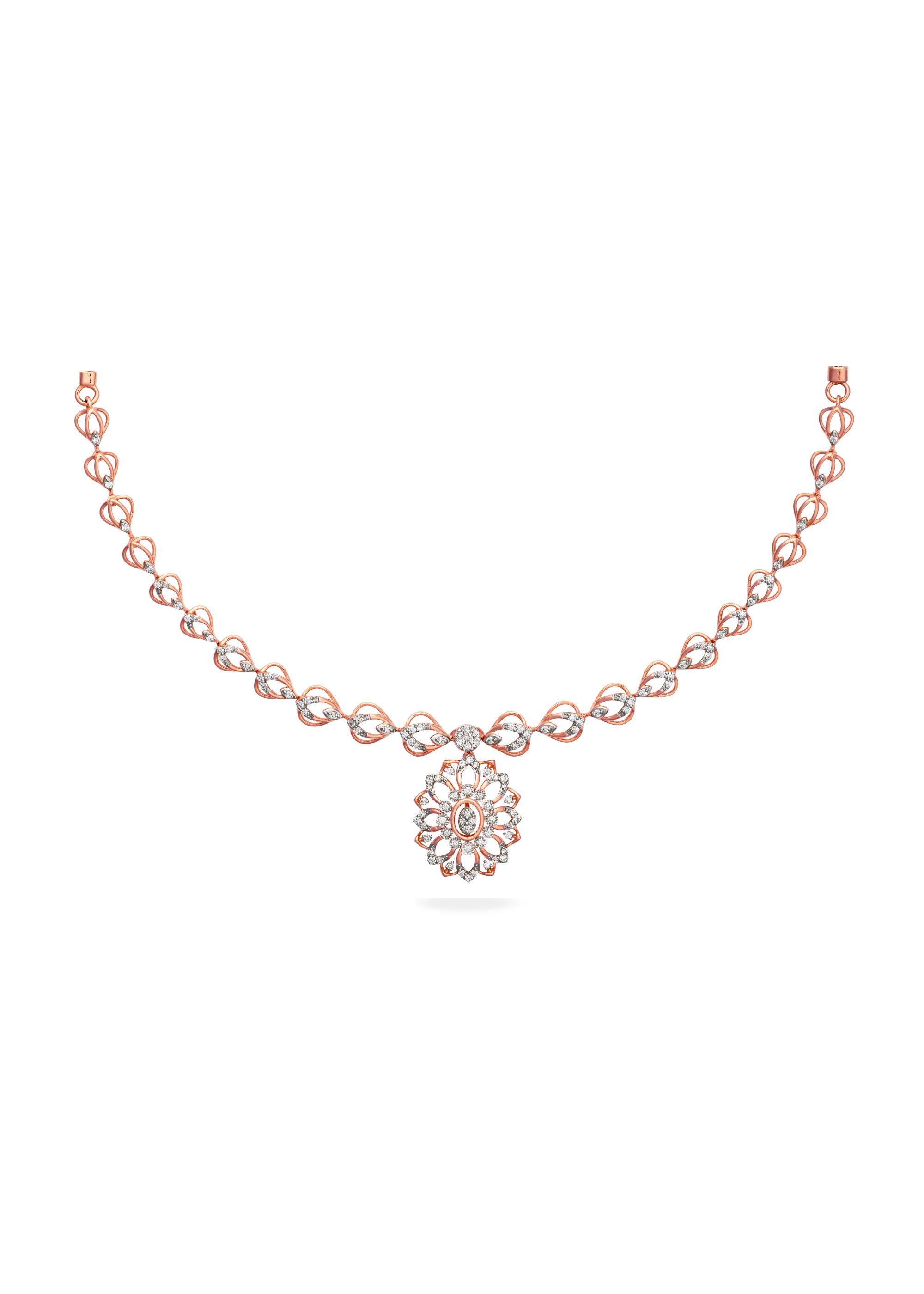 Lotus Purity Diamond Necklace