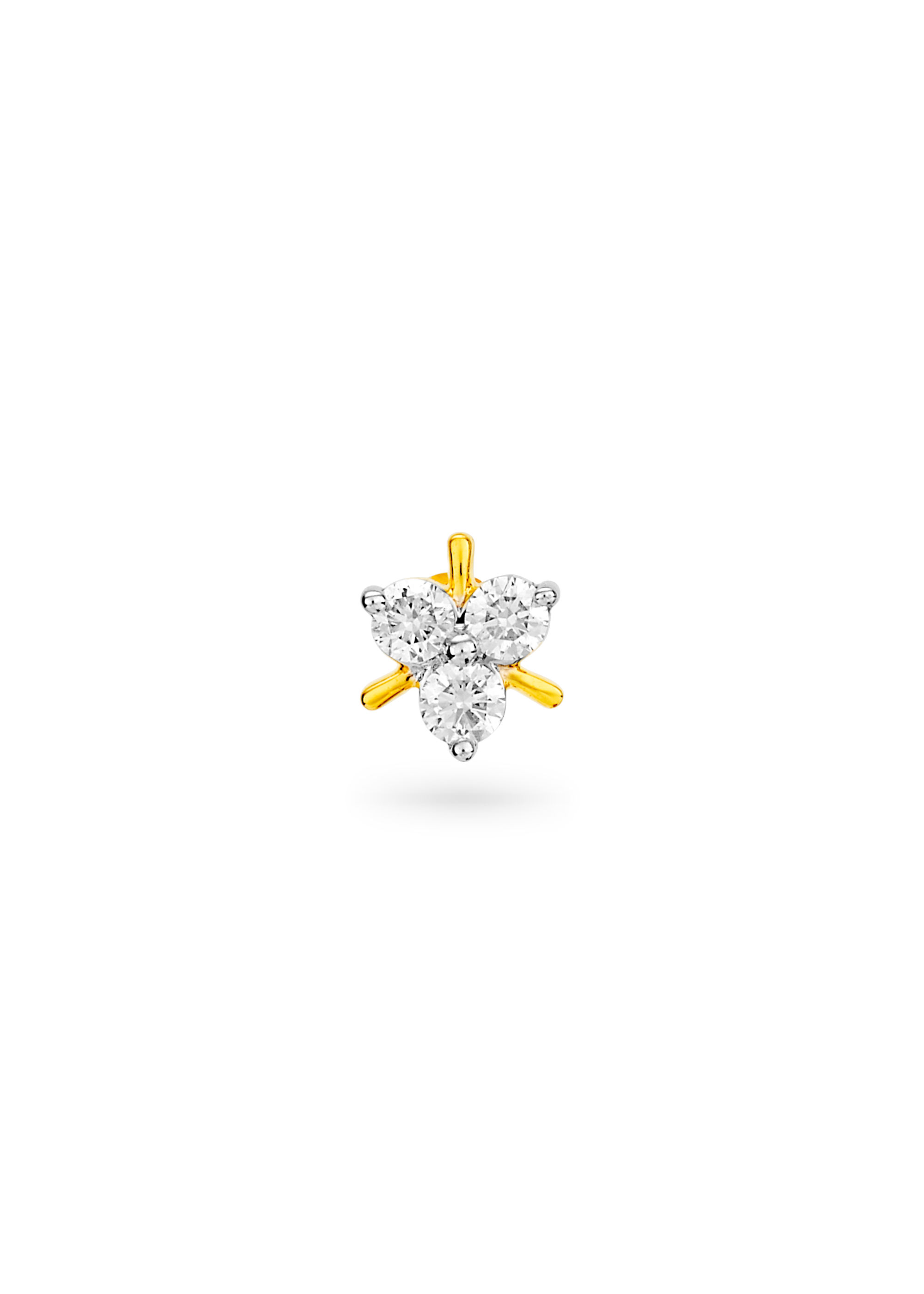 Trio Aura Diamond Nose Pin