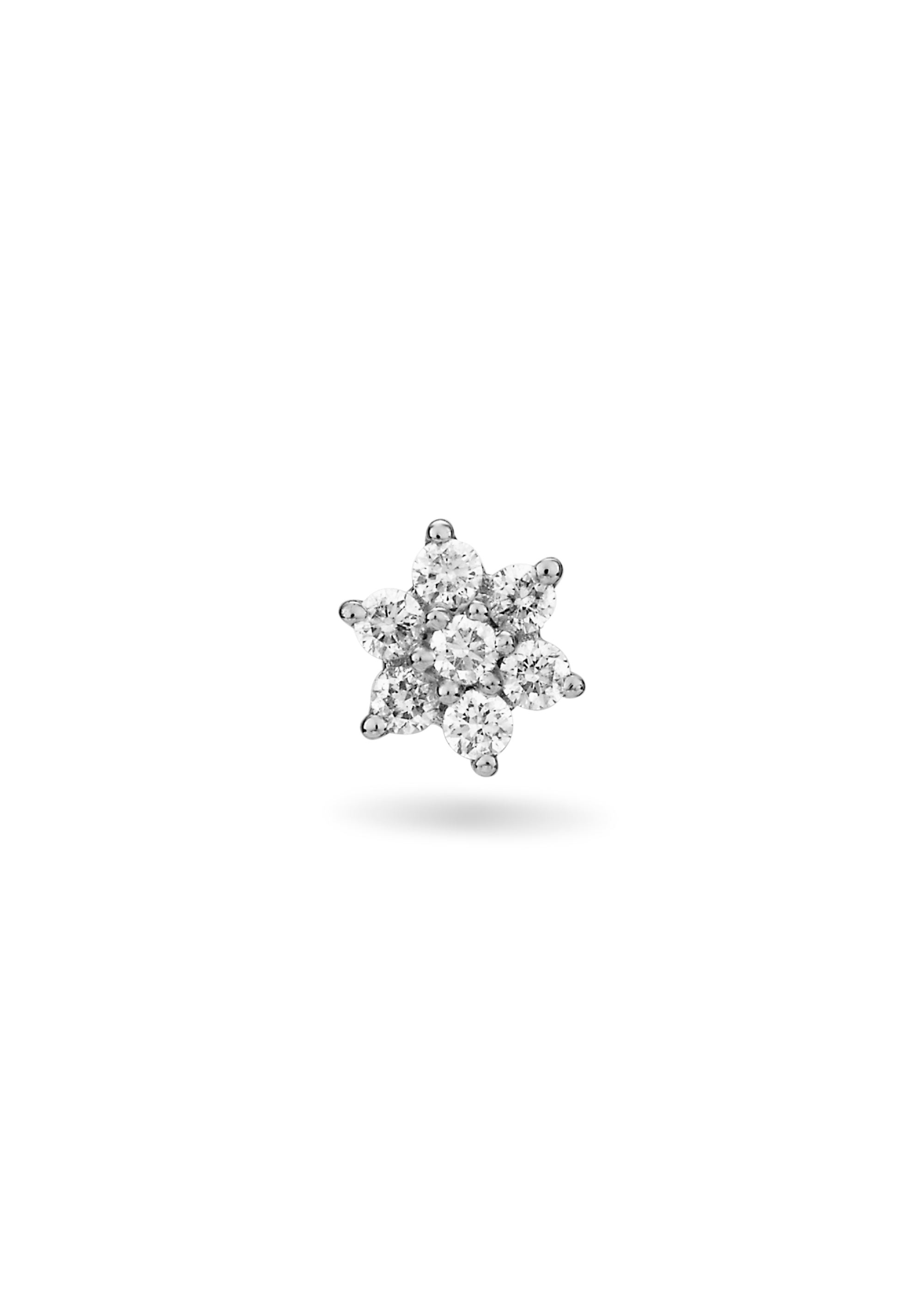 Floral Muse Diamond Nose Pin