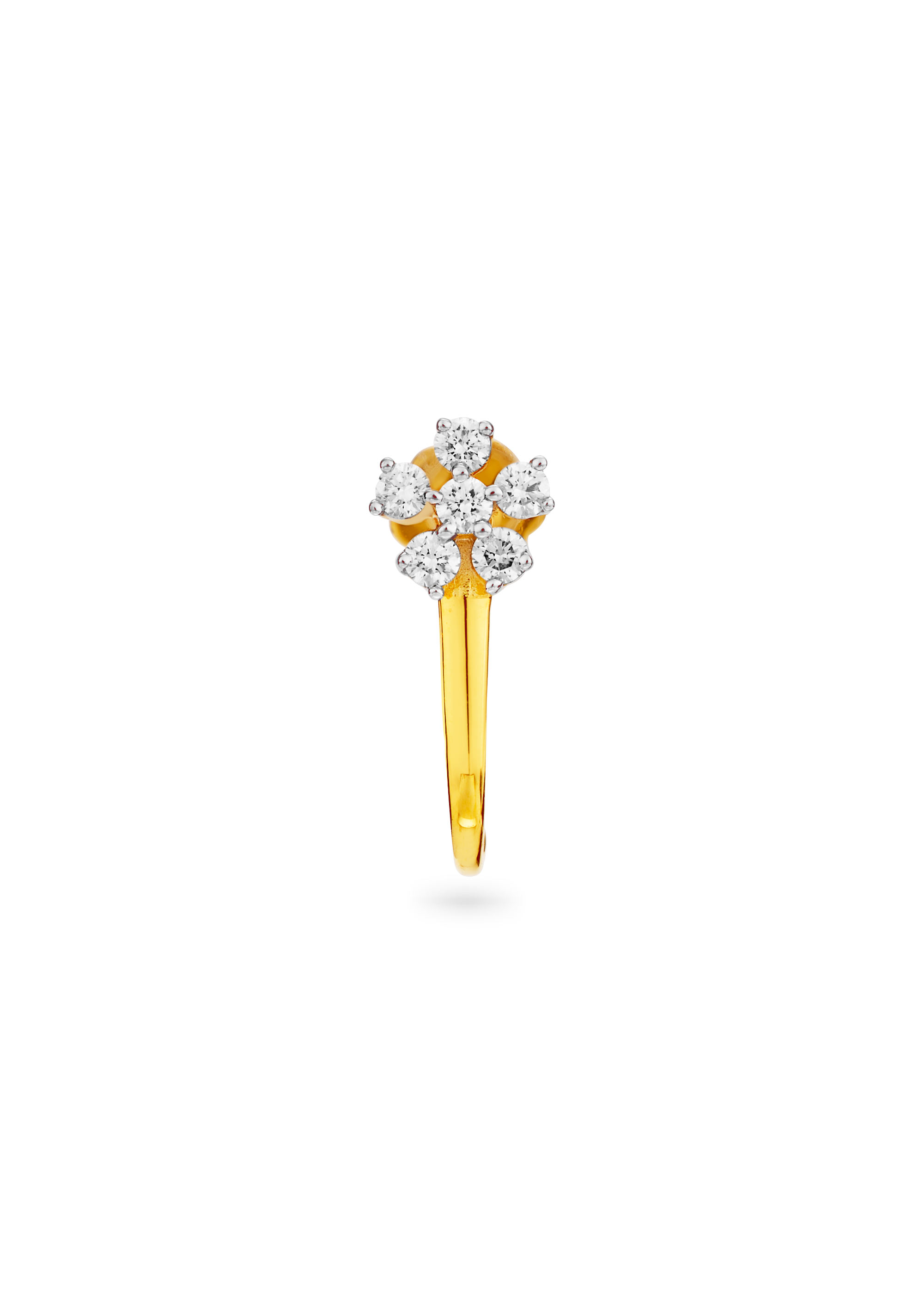 Starlit Twinkle Diamond Nose Pin