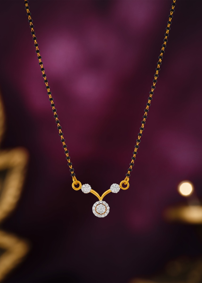 Blooming Bond Diamond Mangalsutra