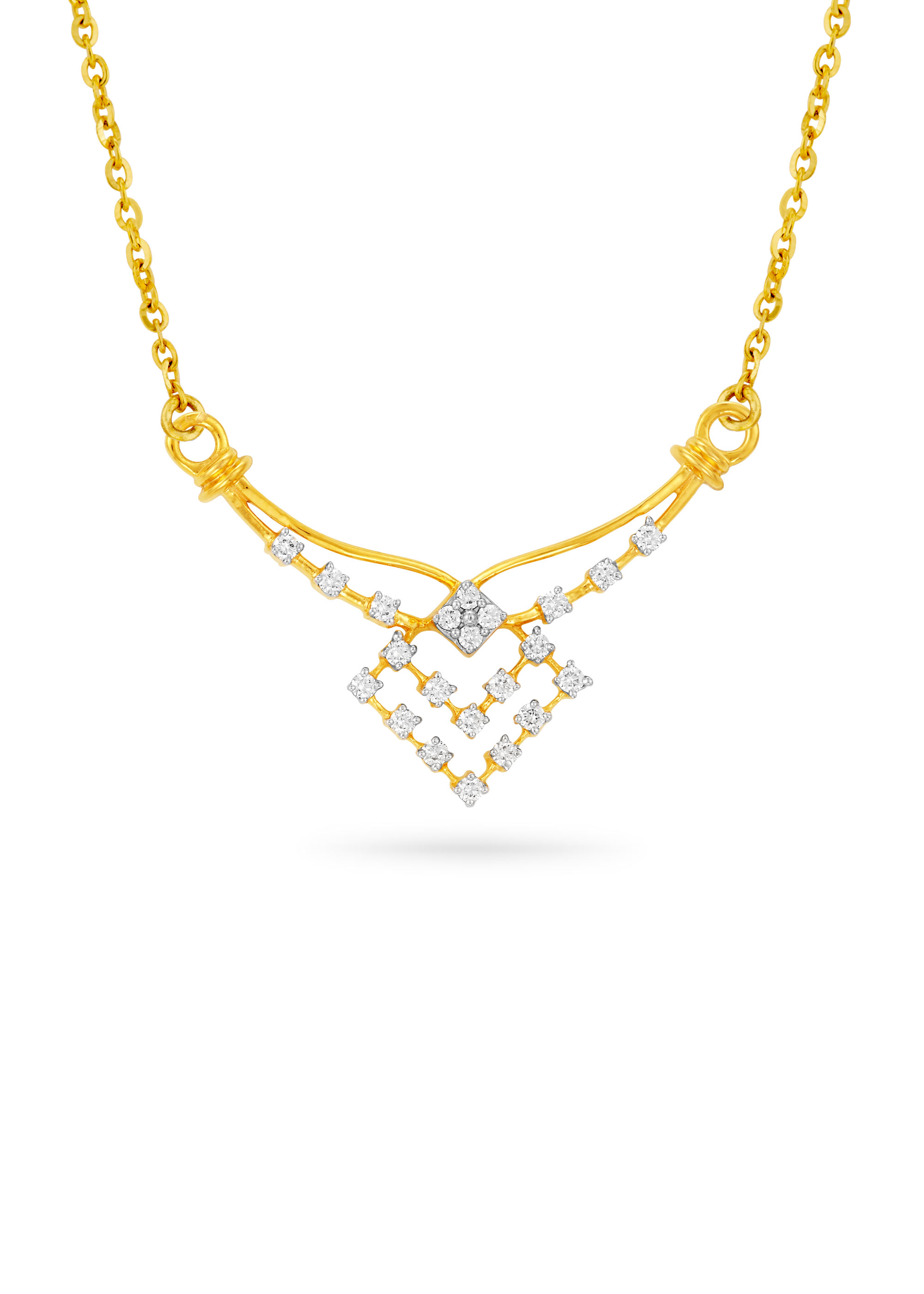 Scattered Stars Diamond Mangalsutra