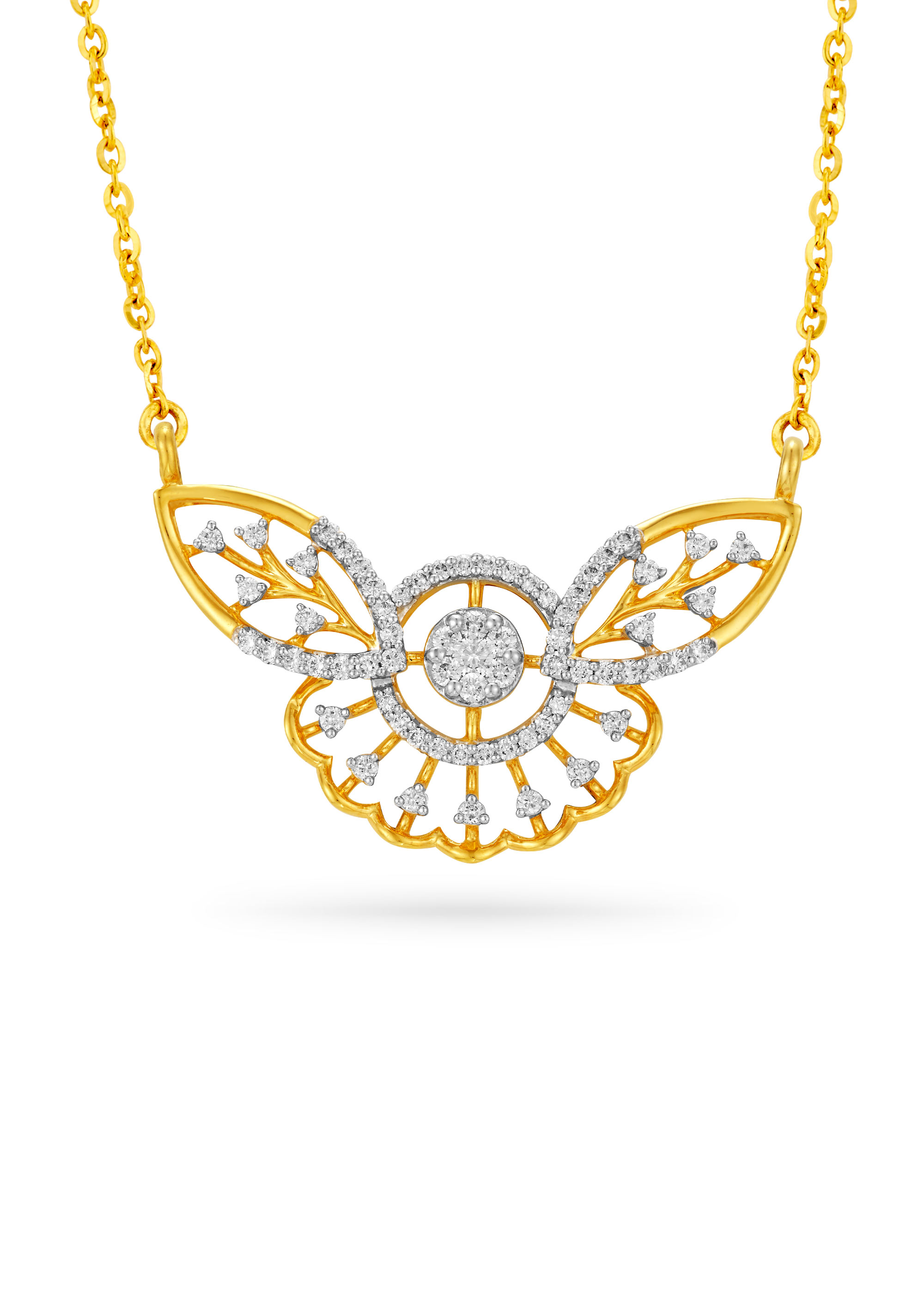 Leaf Harmony Diamond Mangalsutra