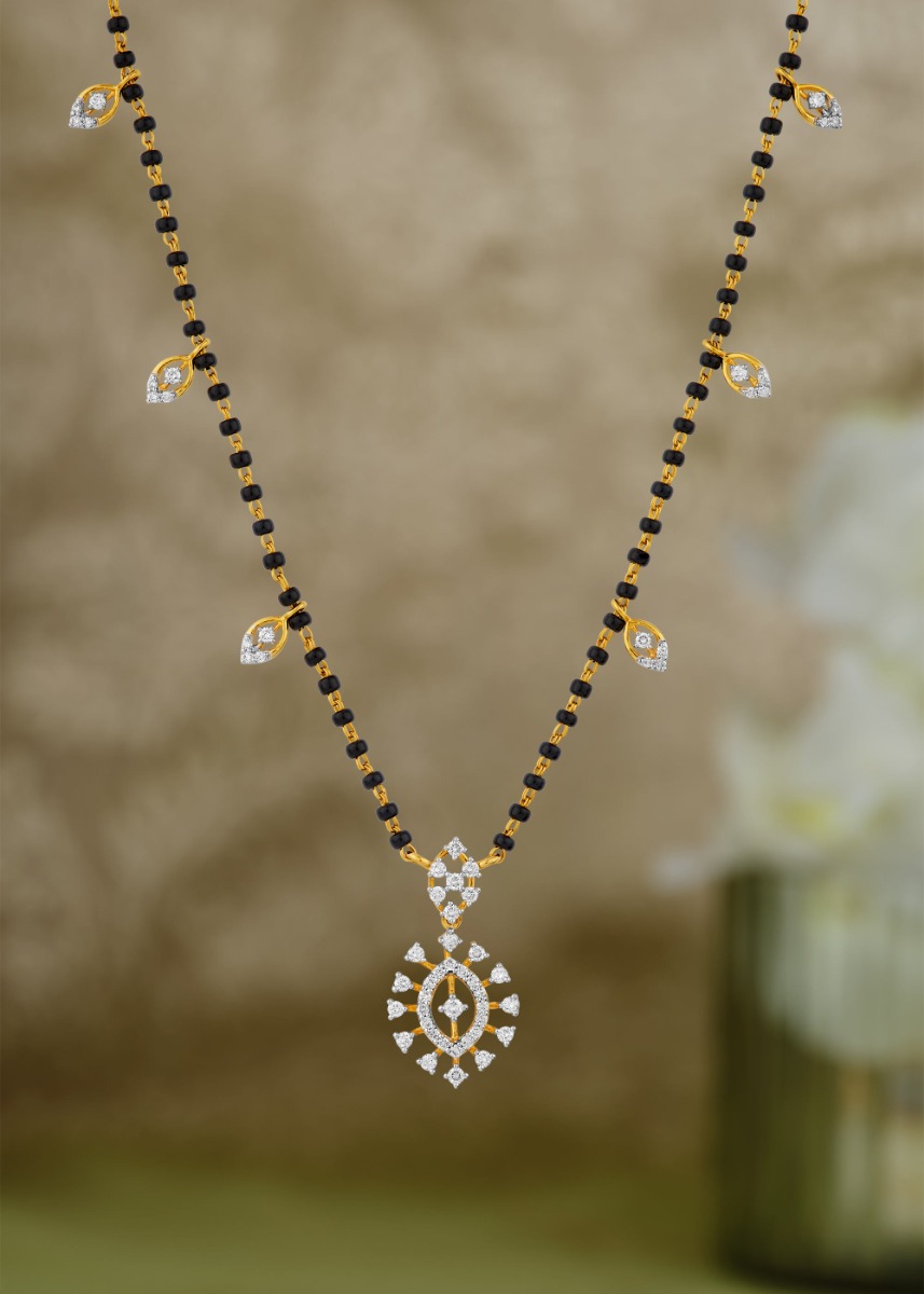 Summer Sunflower Diamond Mangalsutra