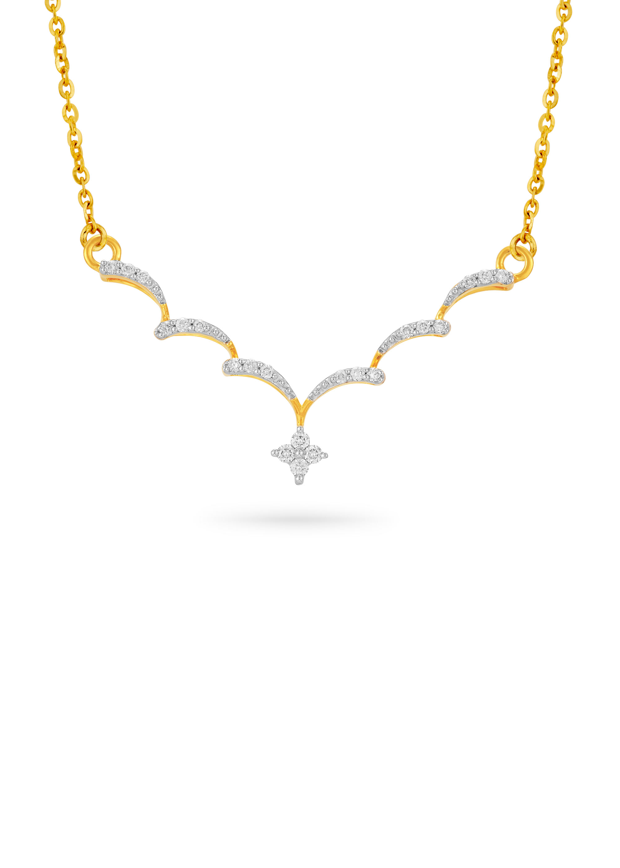 Floral Essence Diamond Mangalsutra