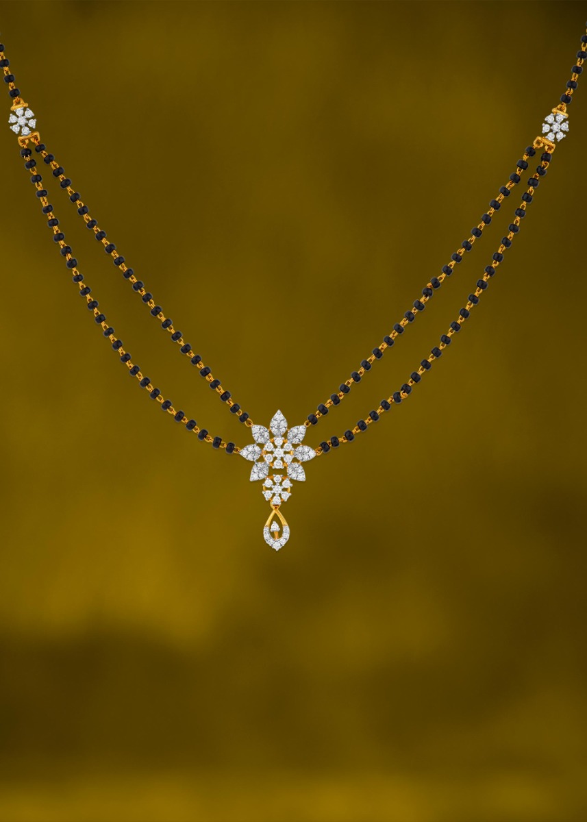 Flowing River Diamond Mangalsutra