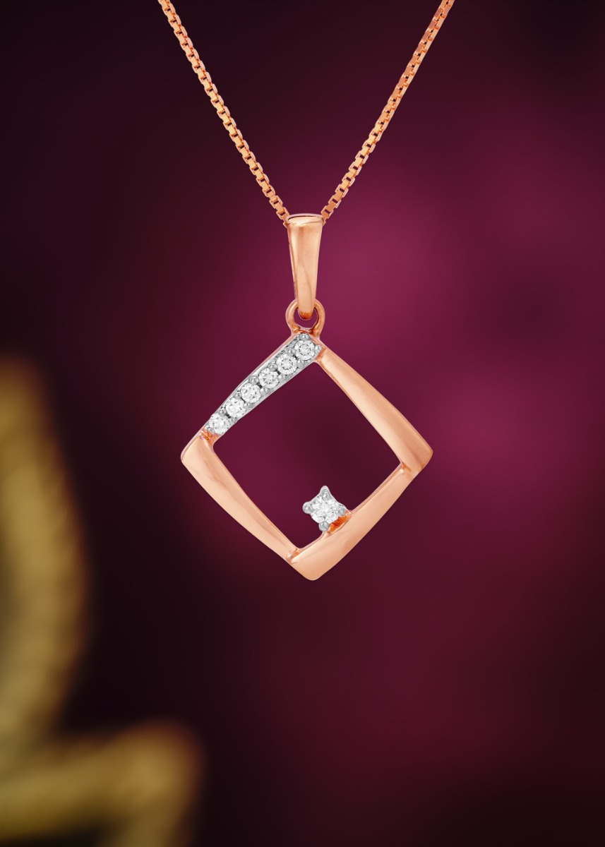 Architectural Arches Diamond Pendant