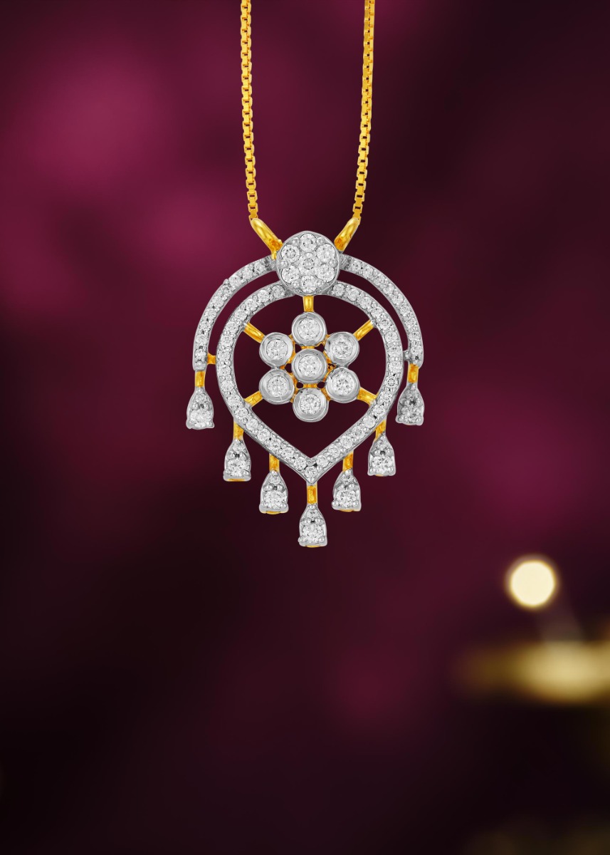 Petals of Sunshine Diamond Mangalsutra