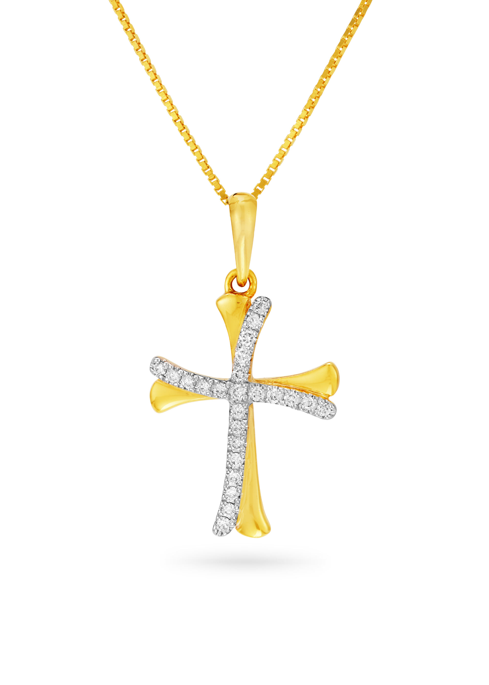 Timeless Cross Diamond Traditional Pendant