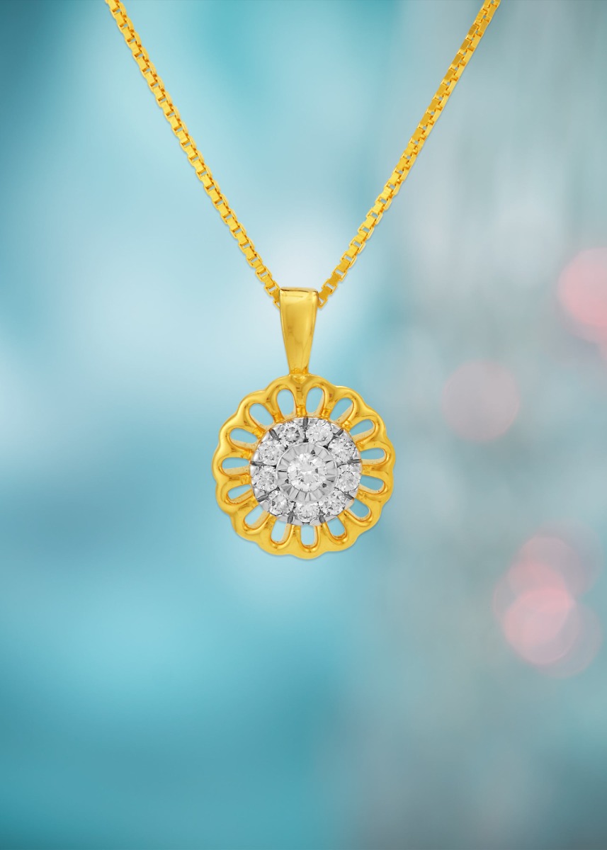 Flourish in Style Diamond Pendant