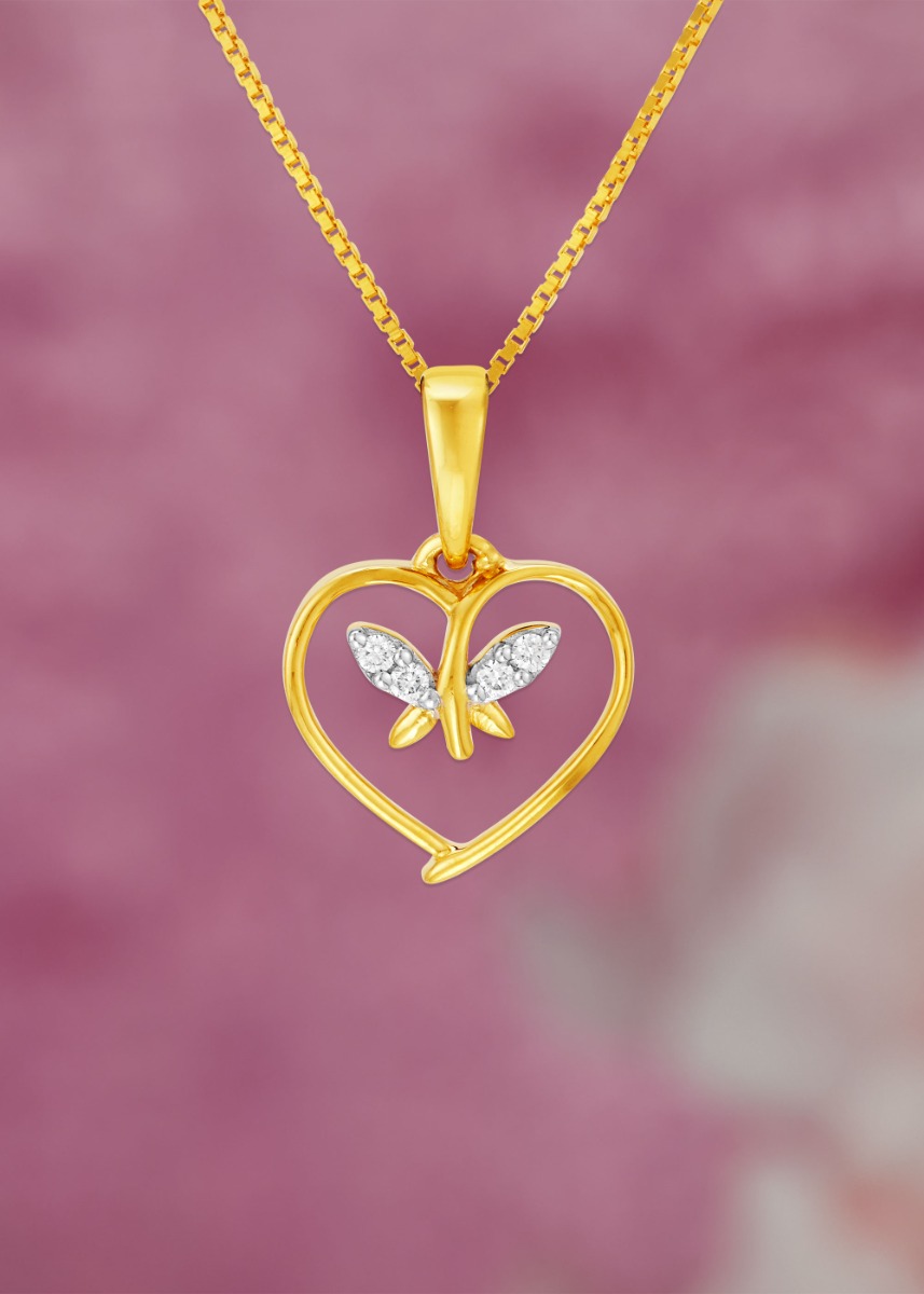 Heartfelt Elegance Diamond Traditional Pendant