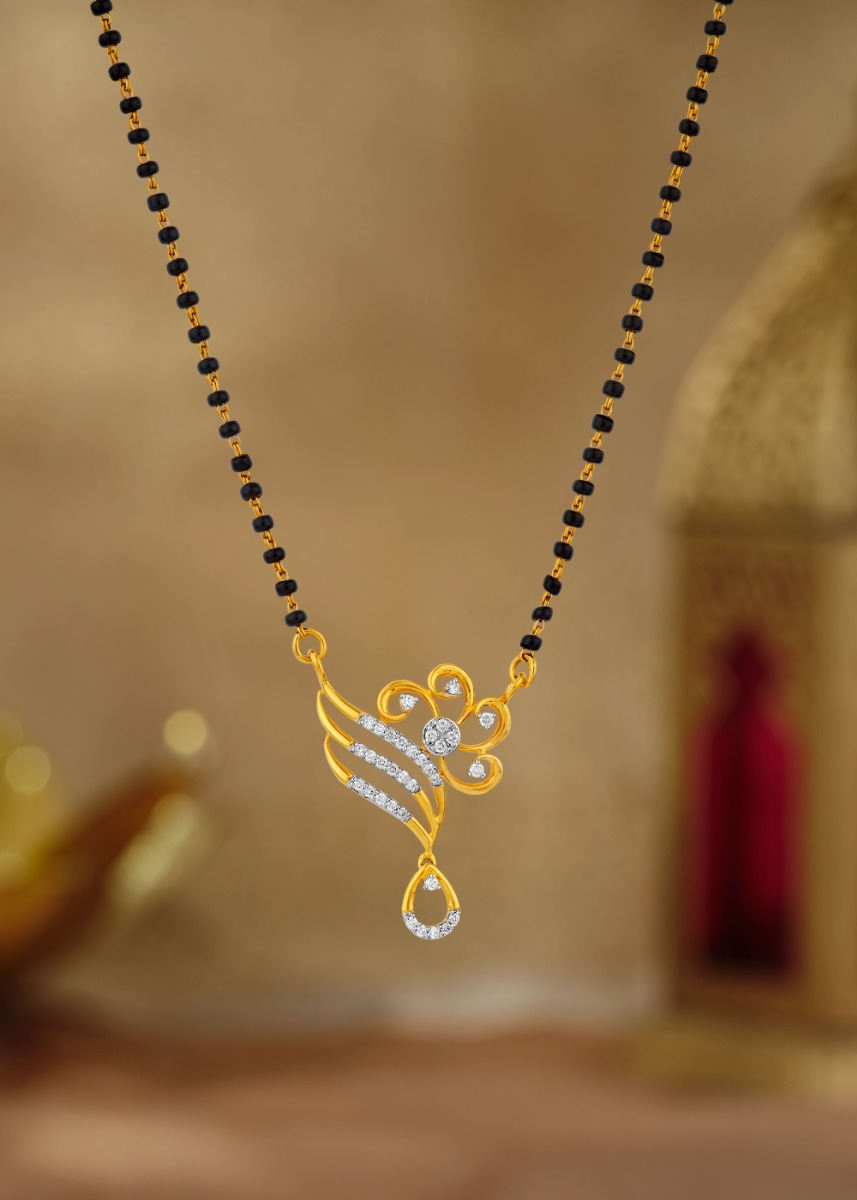 Peacock Splendor Diamond Mangalsutra