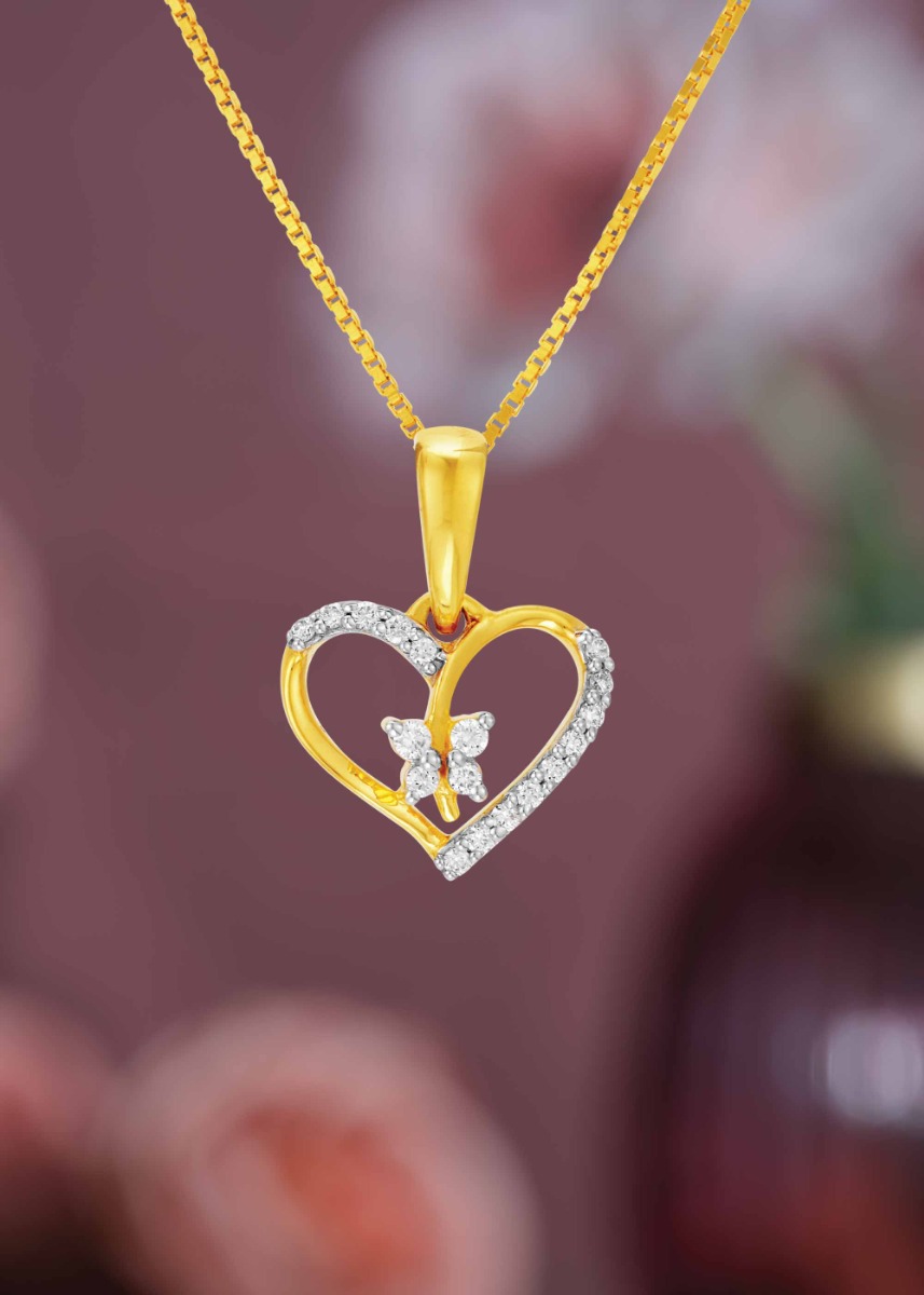 Eternal Heart Diamond Traditional Pendant