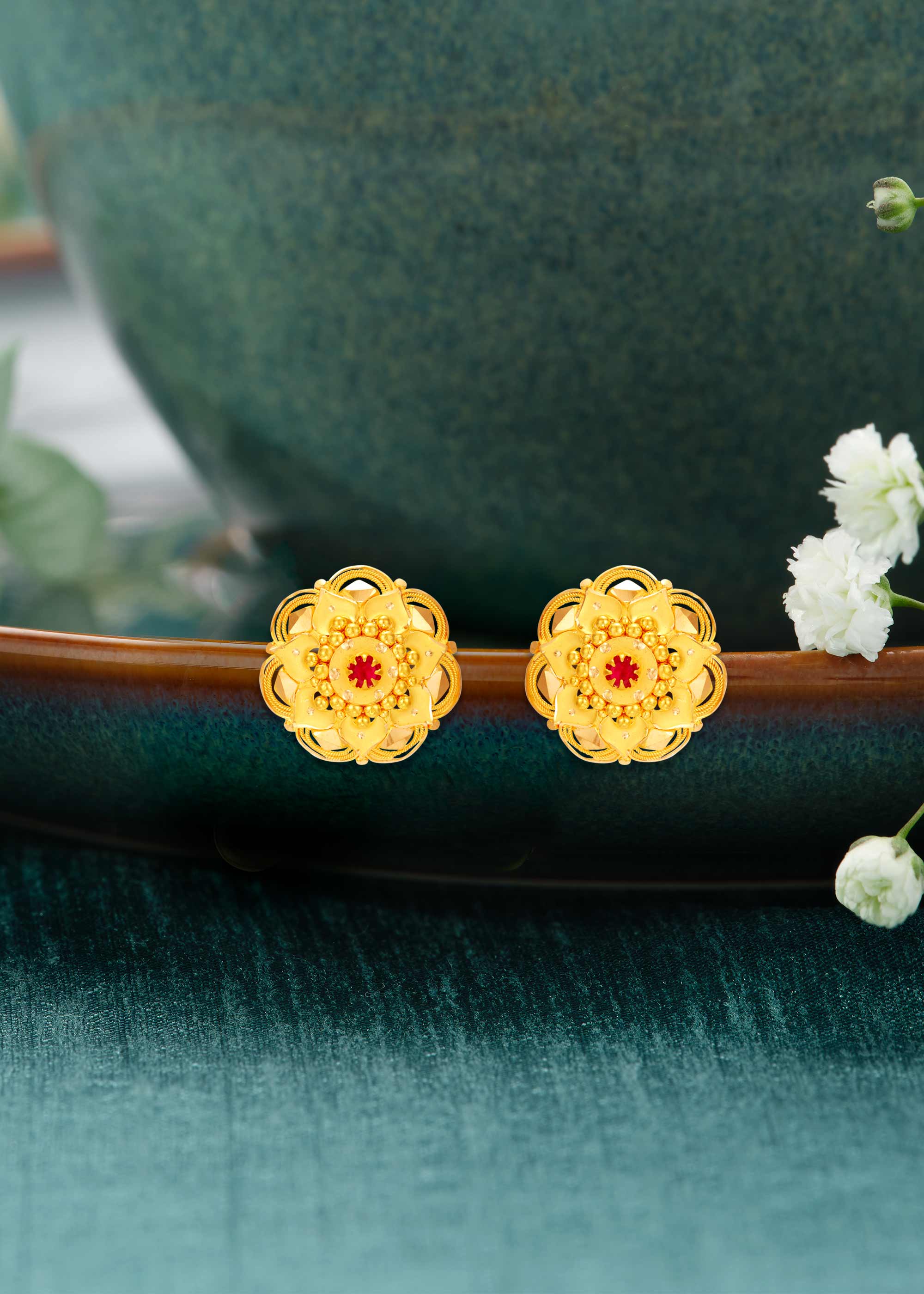 Bud Bloom Floral Studs